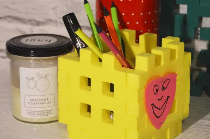 Małe piankowe klocki do wspólnej zabawy